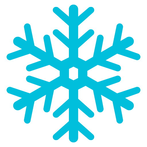 snowflake-icon-blue Air conditioning in the room