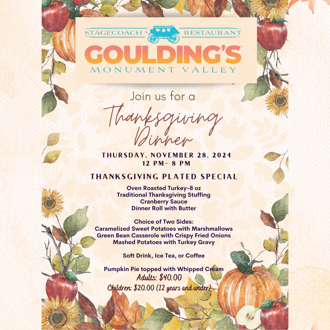 Thanksgiving Dinner in Monument Valley