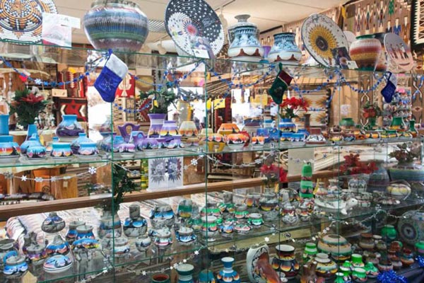Plates and Trinkets - Monument Valley Gift Shop - Goulding's Resort - Monument Valley, Arizona
