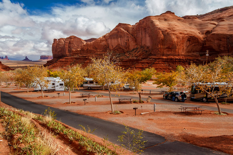 Gouldings RV Resort Campground in Monument Valley, AZ
