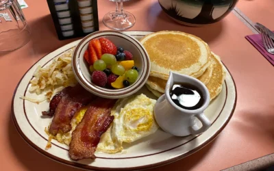 Breakfast at Stagecoach Restaurant - Cuisine at Goulding's Resort - Monument Valley, Arizona