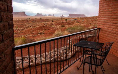 Gouldings Resort Balcony View from Room Monument Valley